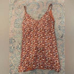 Floral Coral Beach cover up dress